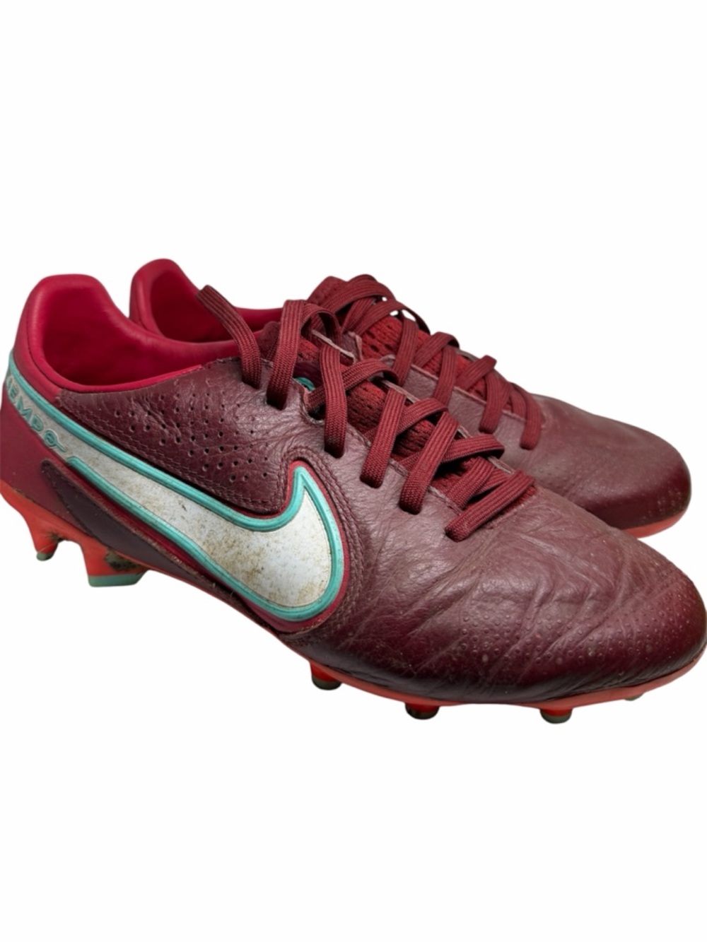 Nike Tiempo Legend 9 Elite FG Team Red Mystic Hibiscus Men's Soccer Cleat